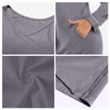 COLORFULLEAF Nightgowns for Women Long Sleeve Soft Nightshirts V Neck