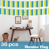 Ukraine String Flag Pennant Banner - 38 Flags, 42 Feet