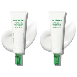 Innisfree Green Tea Hyaluronic Acid Moisture Sun Serum SPF50+ PA++++, 50ml, 2 pcs / 이니스프리 그린티 히알루론산 수분 선세럼 SPF50+ PA++++, 50ml, 2개