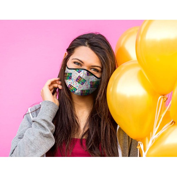 Top Trenz Reusable Face Mask Made with Stretch Cloth for