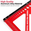 MUWOOD Precision Triangle Square 18 inch, Imperial Scale Framing Square