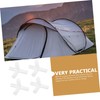 Gatuida 24Pcs Four Way Connector for Tent Poles Durable Fitting