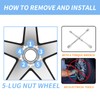 M12X1.5 Spiked Nuts for Rims Aluminum Extended Tuner Lug Nuts
