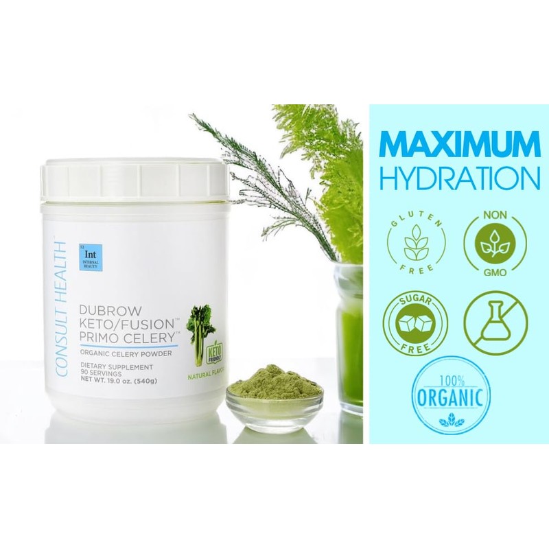 Consult Health Primo Celery Instant Juice Drink Mix Powder for