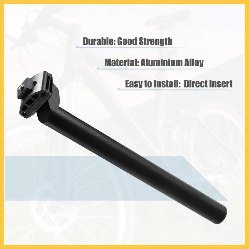 BULLSPANN Seat Post 27.2 Bicycle Saddle Post 300x27.2mm Aluminum Alloy