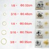 Angzhili 1 Pack(100pcs) Dental Orthodontic Elastic Rubber Bands Disposable Orthodontic