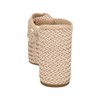Guess Women's EVEH Wedge Sandal, Beige 110, 7