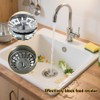 Kitchen Sink Strainer Plug, 78mm Hole Stainless Steel Sink Strainer