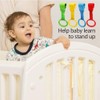 4PCS Rings for Cribs and Playpens Balance, Training Rings Heat