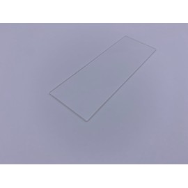 Quartz Slide Glass 10.2 x 3.0 x 0.04 inches (26 x 76 x 1.0 mm) (5 Pieces) [Stock Clean-up Sale!]