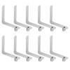 eMagTech 10PCS Tent Pole Clips Stainless Steel Kayak Paddle Spring