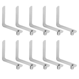 eMagTech 10PCS Tent Pole Clips Stainless Steel Kayak Paddle Spring Snap Clips 6mm Tent Pole Push Button Spring Clips for Canoe Kayak Paddles Tent Poles