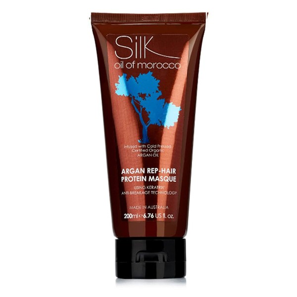 Silk Oil of Morocco-Argan REP-Hair Protein Masque 200ml