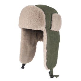 Unbranded Sports Warm Hat Winter Soft Padded Earmuffs Hat Winter Ski Hunting for Men Women