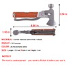 Multifunction Multipurpose MultiTools Hammers Camping Multitool Survival Gear Kit Wood