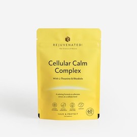 Rejuvenated Limited Rejuvenated Cellular Calm Complex - Nootropic & Adaptogen Blend for Stress & Anxiety Relief for Adults - Calming Formula and Stress Relief Supplement with L-Theanine & Rhodiola (60 Capsules)