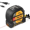 PREXISO 2-in-1 Laser Tape Multi-Function Measure Laser Measurement Tool 16 Ft