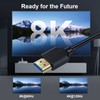 Kework 4ft HDMI 8K@60Hz Extension Coiled Cable, 90 Degree Up