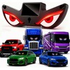 Solar Powered Devils Eyes LED Car Light, Devil Eyes Lights