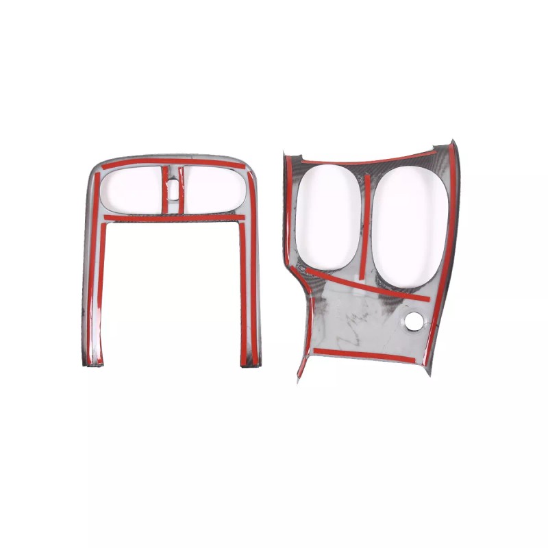 Unbranded ABS Carbon Fiber Interior Center Console Trim Cover For