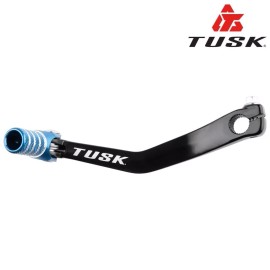 Tusk Folding Shift Lever Black/Blue Tip For Kawasaki & Suzuki