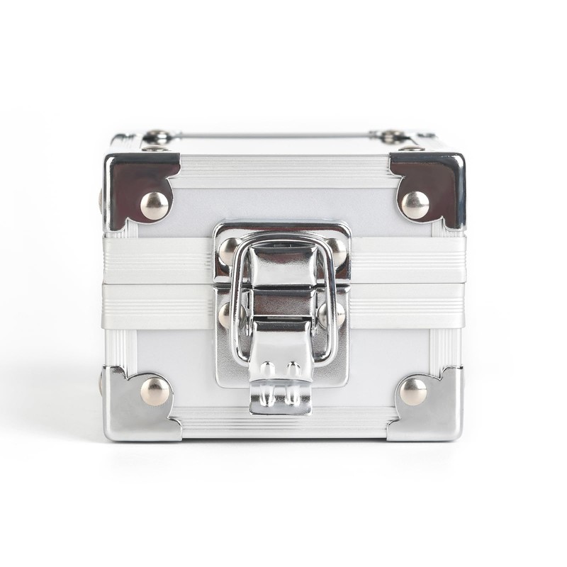 KADS Aluminum Nail Drill Bit Holder Storage Box 25 Holes