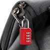 4 Pieces Code Lock with 4 Digits Padlock Combination Waterproof