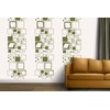 Mid-Century Modern Geometric Wall Decals | Custom Colors | 80”