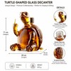 Turtle-Shaped Glass Decanter for Home Bar Display – 320 mL