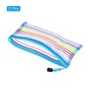 PATIKIL Mesh Zipper Pouch, 12 Pack Nylon B6 Size Pen