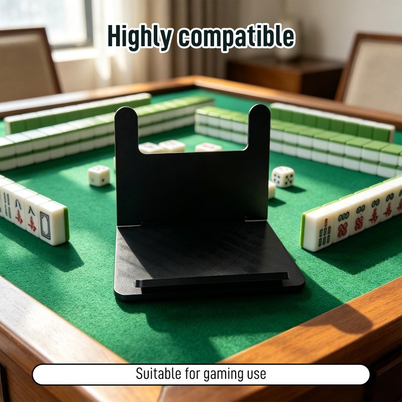 TIMESS Mahjong Card Holder for Table, Under Mat Slide in