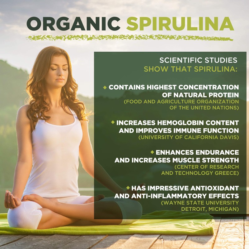Spirulina Tablets | Organic | 300x500mg | Natural Immune System