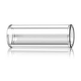 Borosilicate Glass Guitar Slide Ring for Electric and Acoustic, Medium Size 9-10, Thick Walled Slider for Finger/Pinky Resonator Tube, Heavy Duty Guitar Accessories