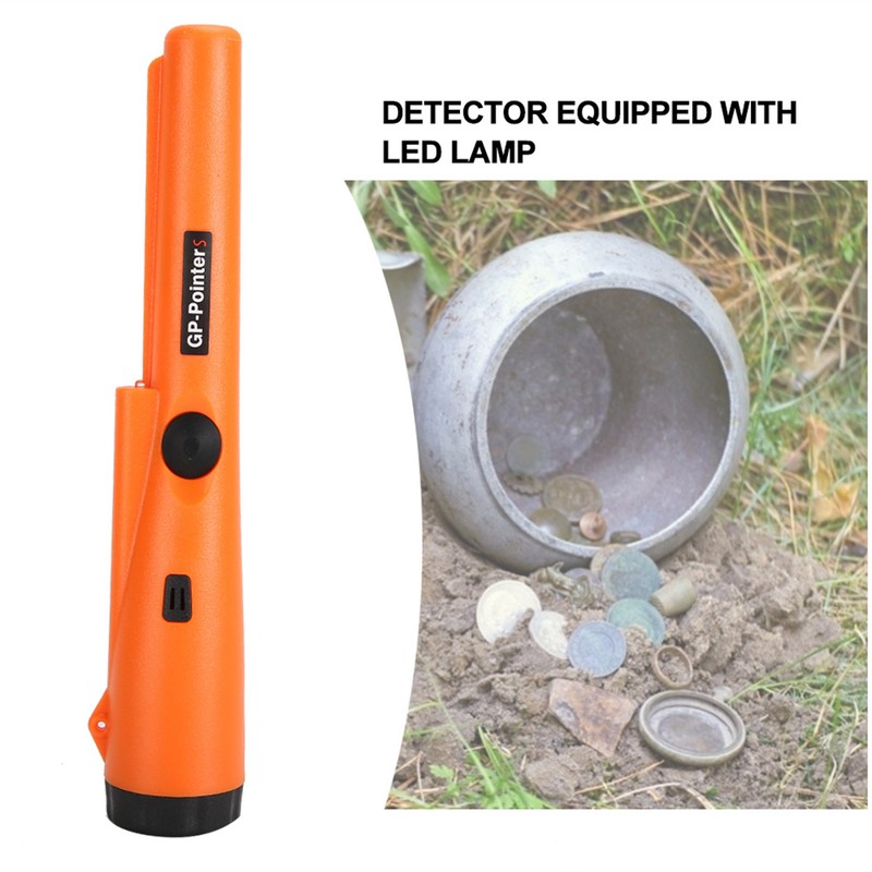 Electric Handheld Highly Sensitive Metal Detector Finder Scanner with LED
