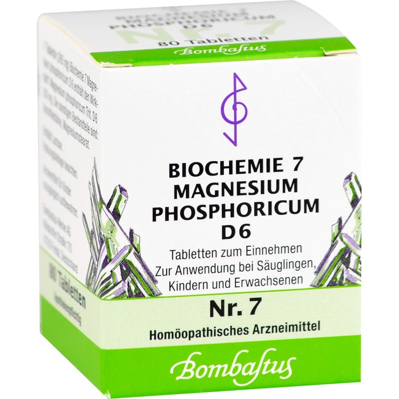 Biochemie 7 Magnesium Phosphoricum D 6 Tablets Pack of 80