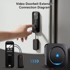 BESIMLIVE Wireless Doorbell Chime Video Doorbell Extender - Compatible with