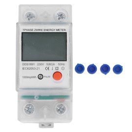 DDS1891 Single Phase 2P DINRail Electric Meter Energy Meter Electronic KWh Meter