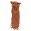 Cosplay Wig Long Straight Adjustable Exquisite Game Anime Cosplay Synthetic