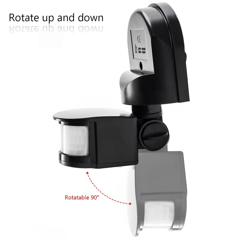 Lovesole_JP Infrared Sensor Switch Motion Sensor 1200W Max Outdoor/Indoor Security