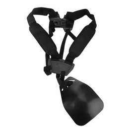 Correa del Arnés de la Recortadora, Correa Doble para Hombro, Ajustable, para Recortadores Pesados ​​y Desbrozadora, para Hombres y Mujeres, de Nylon Duro, para Desbrozadora Garden Lawn, negro