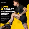 Titan Armour® Single Ankle Straps for Cable Machines | Gym