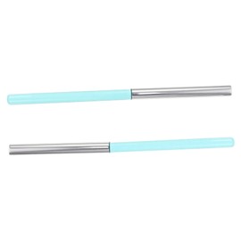 Baluue 2pcs Japanese Nail Brush Set Ocean Rod Caps Nail Art Gradient Brush for Manicure and Cleaning Tools