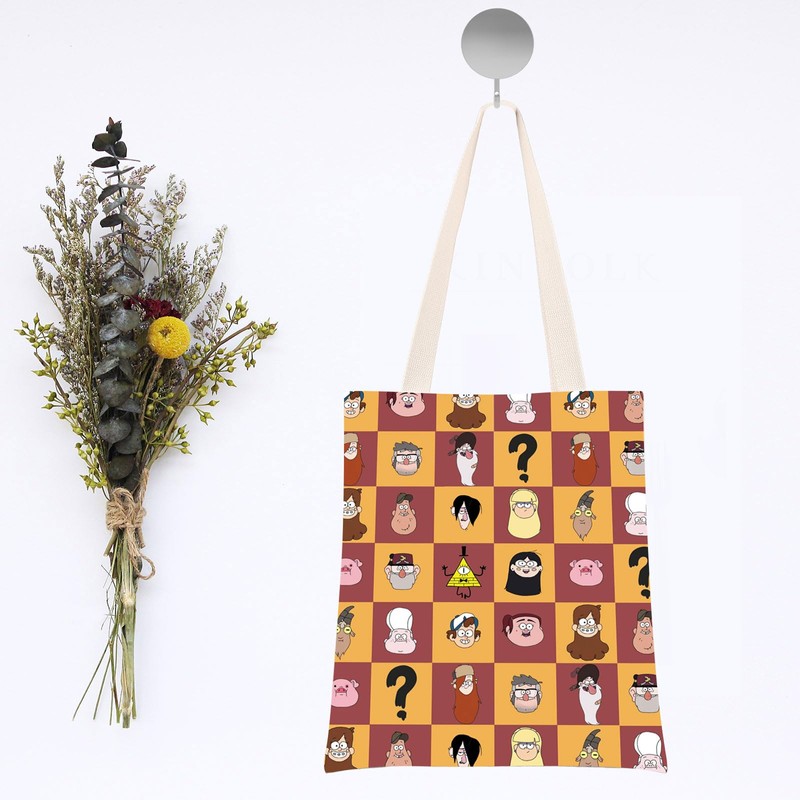 Gravity Cartoon Tote Bag Dipper & Mabel & Wendy Gifts