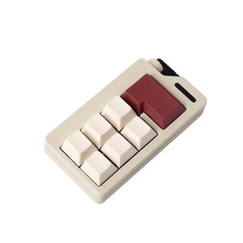 Keyboard Fidget Toys for Adults 3D Printing Keyboard Clicker Fidget Sensory Fun Toys with Keycaps Switch for Anxiety Decompression (White)