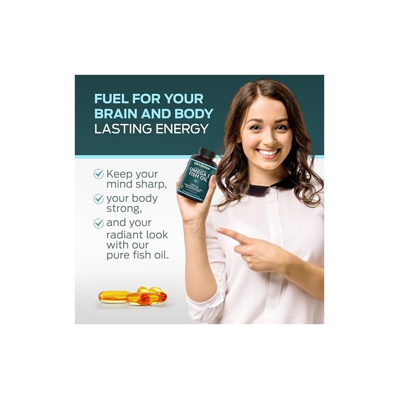 Lifes Fortune Suplemento de concentrado de Omega 3 de aceite
