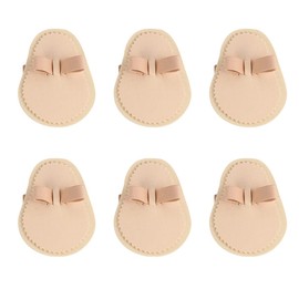 6 Pieces Hammer Toe Straightener, Toe Splint, Toe Regulator Hammer for Crooked Toes, Hammer Toes, Claw Toes and Overlapping Toes (2 Hole)