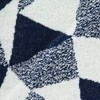 Com Size M 95-20VI04-204 Handkerchief Towel, Panel Pattern, navy