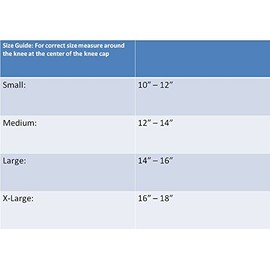Alpha Medical Elastic Knee Support with Comfort Pad (X-Large)
