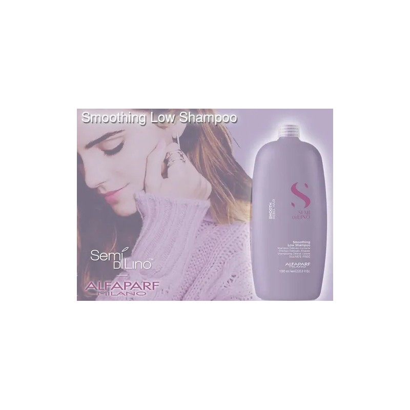 Shampoo Smoothing Low 1000 Ml Semi Di Lino Alfaparf