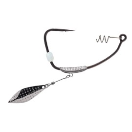 BKK TITANDIVER Soft Plastic Hook | 2-Pack | 2X |Needle Hook Point | Super Slide Coating | Fixed Lead | Removable Teaser Blade | Locking Spring | Weedless Fishing